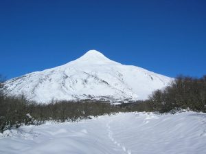 Subida do Vulcão Lanin